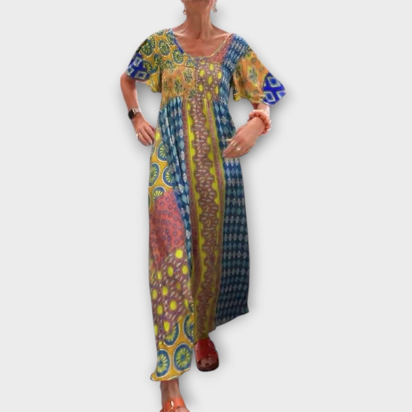 Melania - Vestido Boho Vibrante