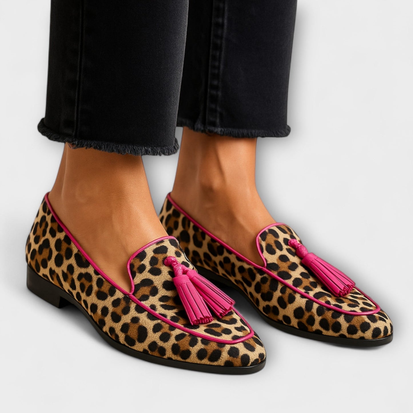 Lana – Mocasines con pompones