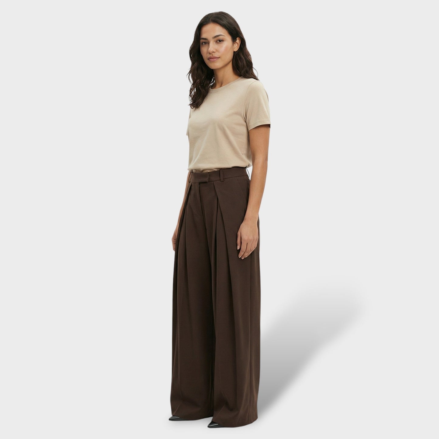 Pantalones Anchos Mujer Elegantes