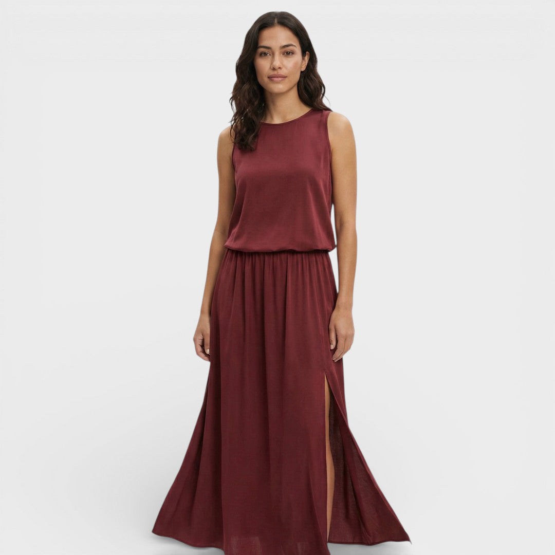 Vestido Largo Mujer Sin Mangas
