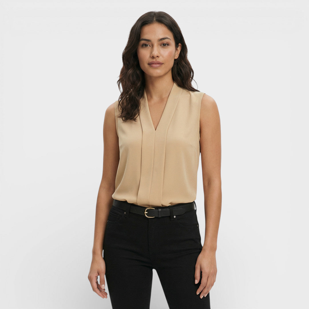 Blusa Sin Mangas Mujer Holgada
