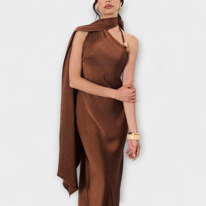 Azura - Elegante Maxi Vestido de Satén