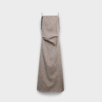 Clara - Vestido maxi de mezcla de lino