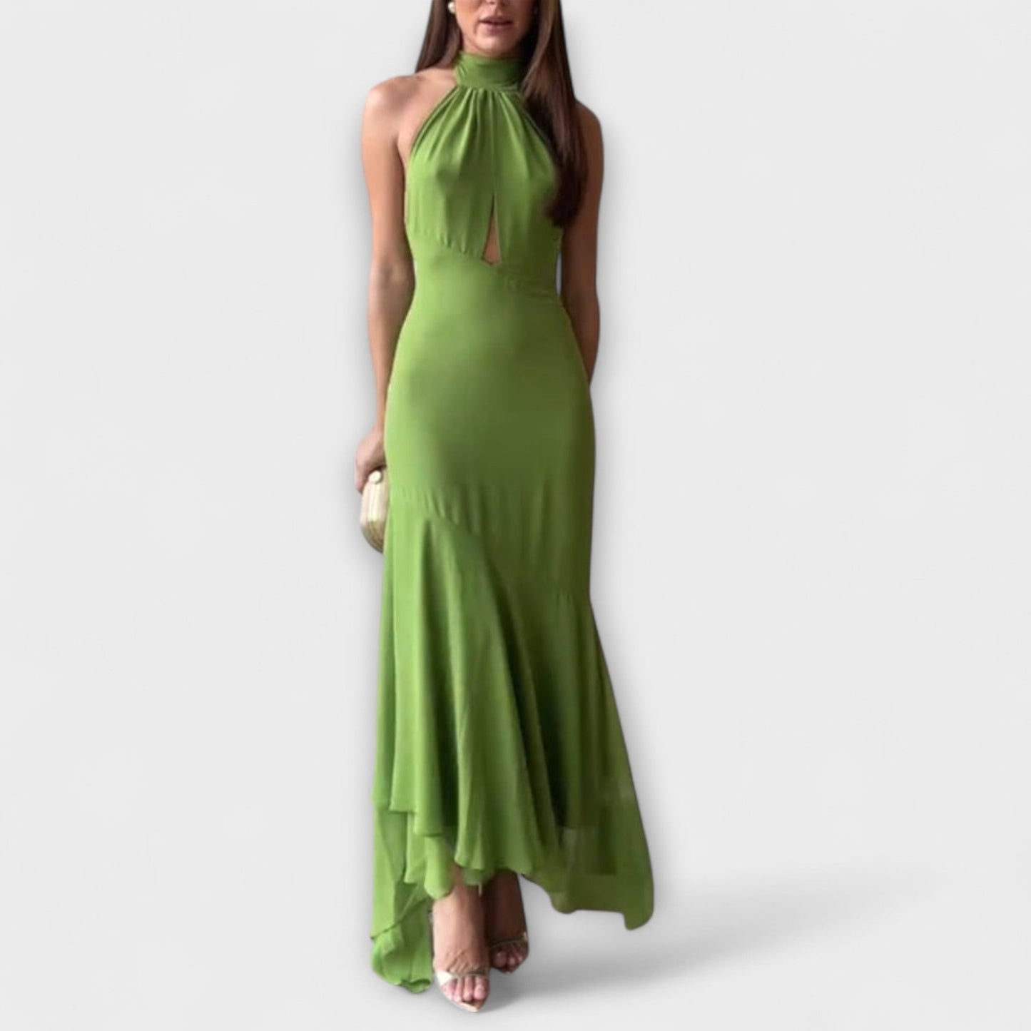 Elodie - Elegantes vestido maxi asimétrico