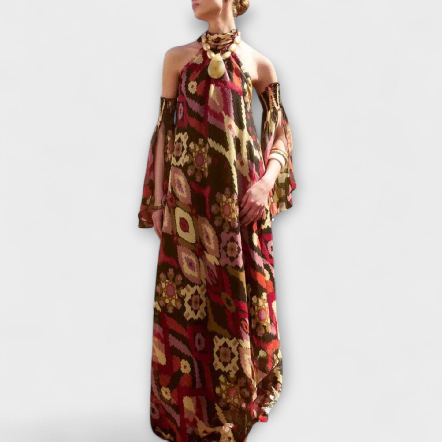 Monroe - Maxi vestido inspirado en el estilo boho