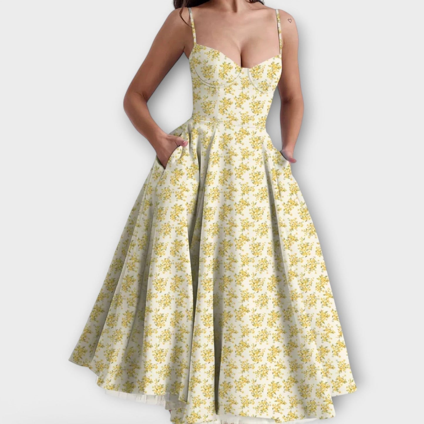 Mélie – Vestido de verano ligero con detalle de corsé