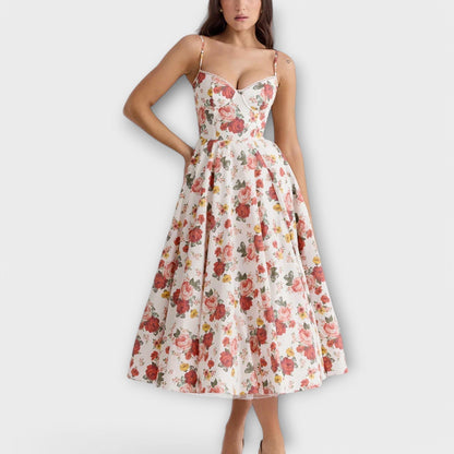 Mélie – Vestido de verano ligero con detalle de corsé