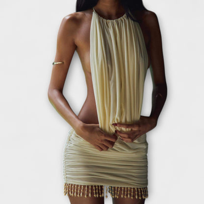 Kylie - Mini Vestido de Material Suave