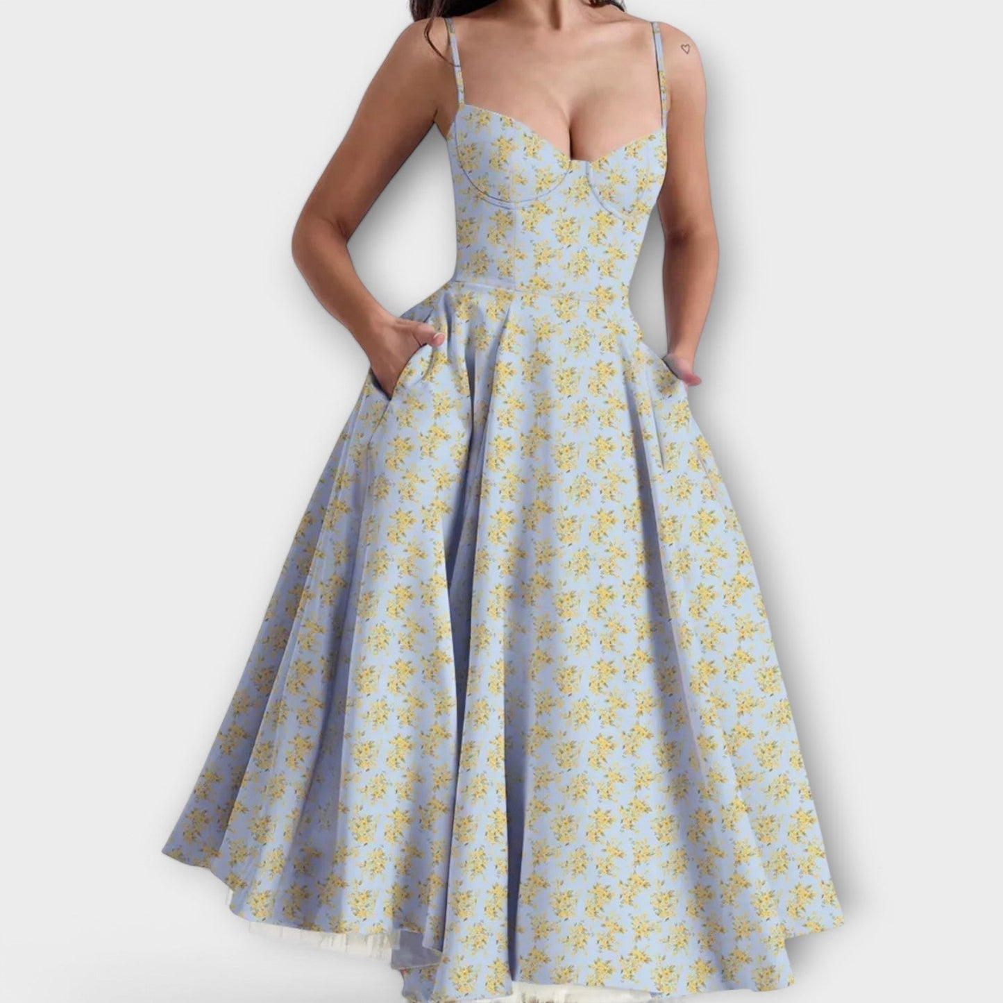 Mélie – Vestido de verano ligero con detalle de corsé