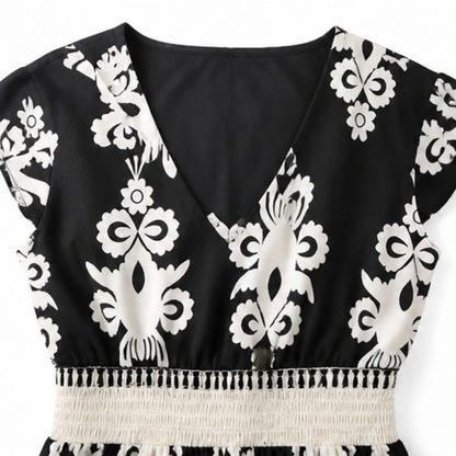 Valeria – Vestido midi con escote en V