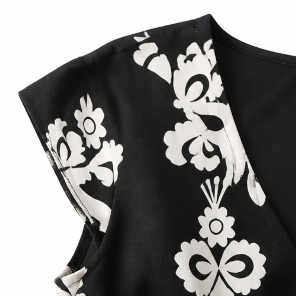 Valeria – Vestido midi con escote en V