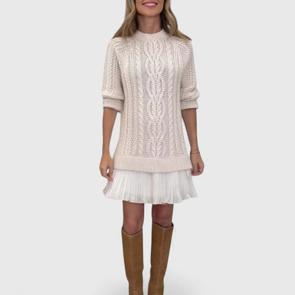 Ashlyndora – Vestido de suéter elegante