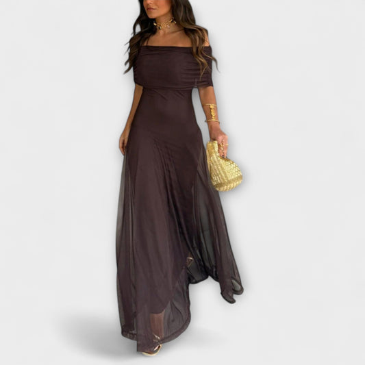 Louka - Toledo Maxi vestido de un hombro
