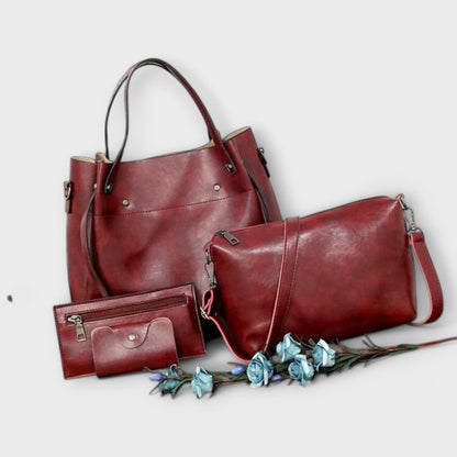 Cécile. - Bolso vintage de 4 piezas