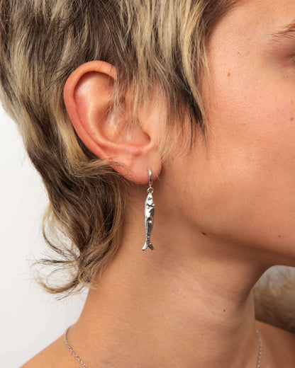 Pendientes Anchoa en Plata