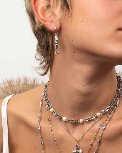 Pendientes Anchoa en Plata
