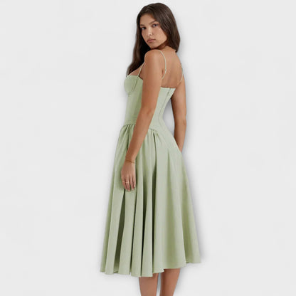 Rosalie - Elegante vestido de corsé sin mangas