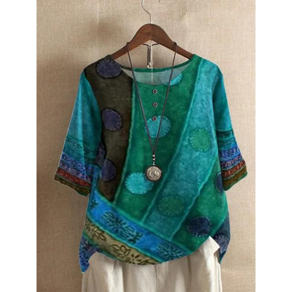 Valerie - Top boho colorido