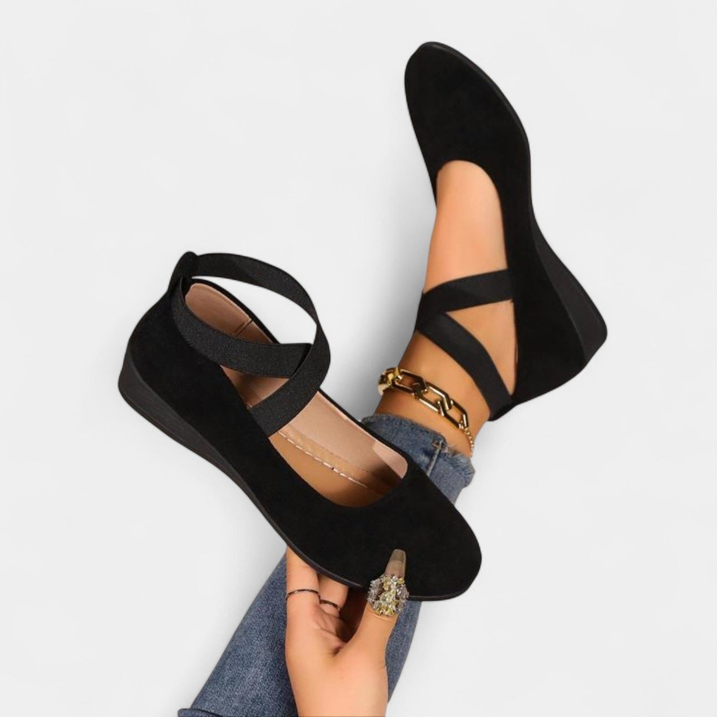 Nina – Zapatos cerrados cómodos con tacón
