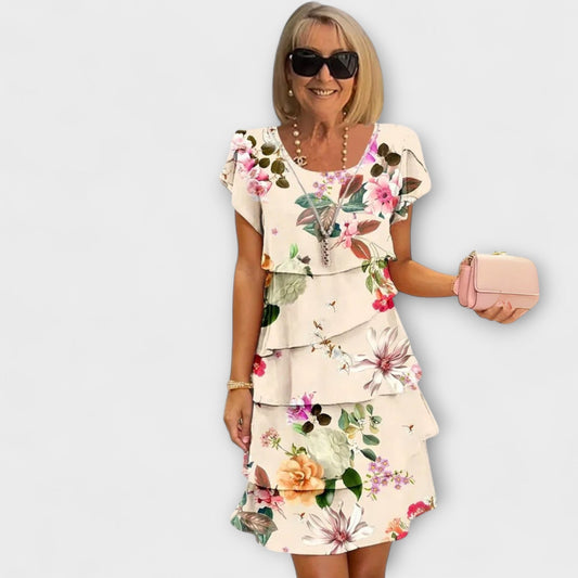 Lillian - Vestido Elegante con Flores