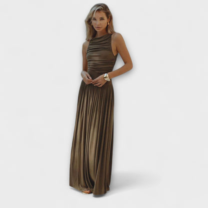 Zendaya - Vestido largo de algodón