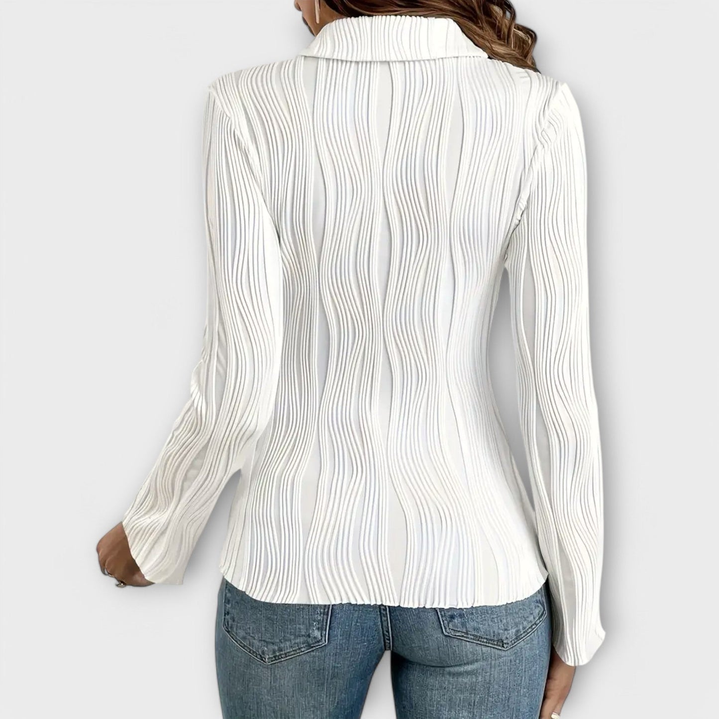 Natalie - Blusa de manga larga
