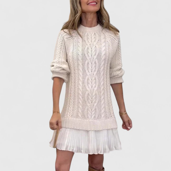 Ashlyndora – Vestido de suéter elegante