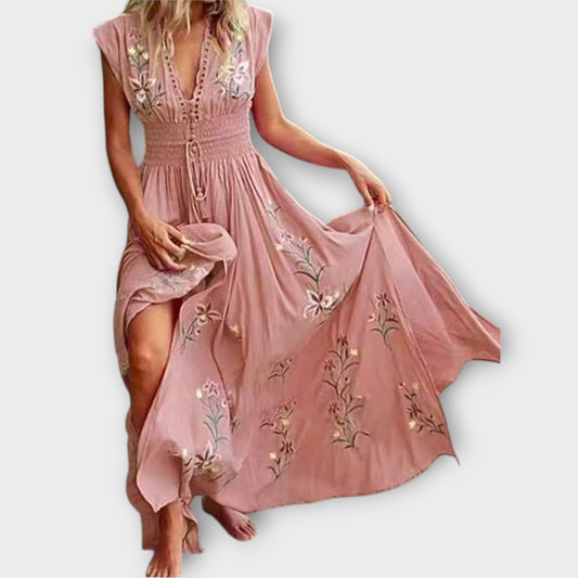 Felizia – Vestido boho con encantador bordado