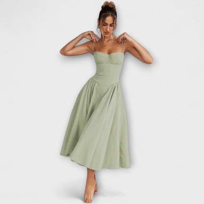 Rosalie - Elegante vestido de corsé sin mangas