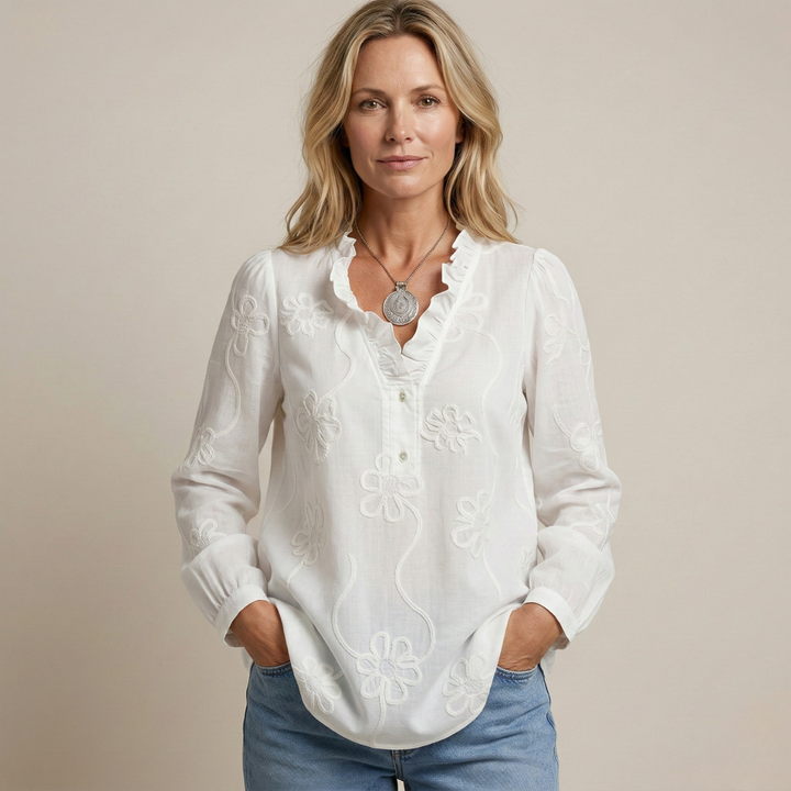 Blusa Alba - Algodón Transpirable