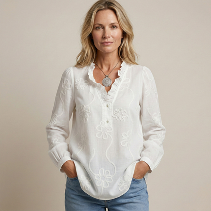 Blusa Alba - Algodón Transpirable
