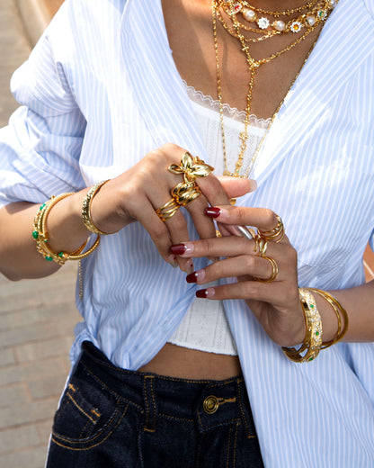 Anillo Criss Cross