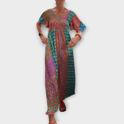 Melania - Vestido Boho Vibrante