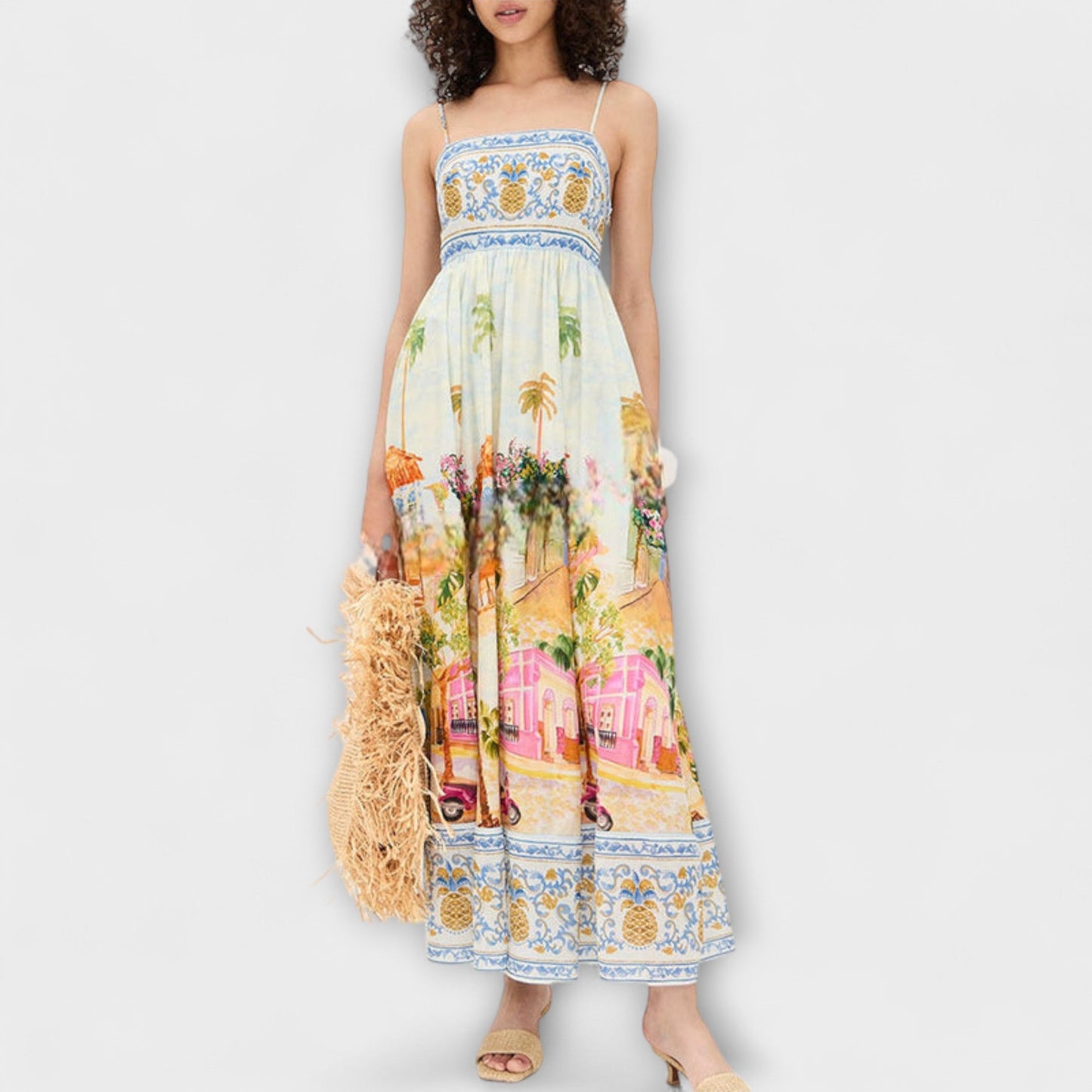 Lumen - Vestido Maxi Aracati Multicolor