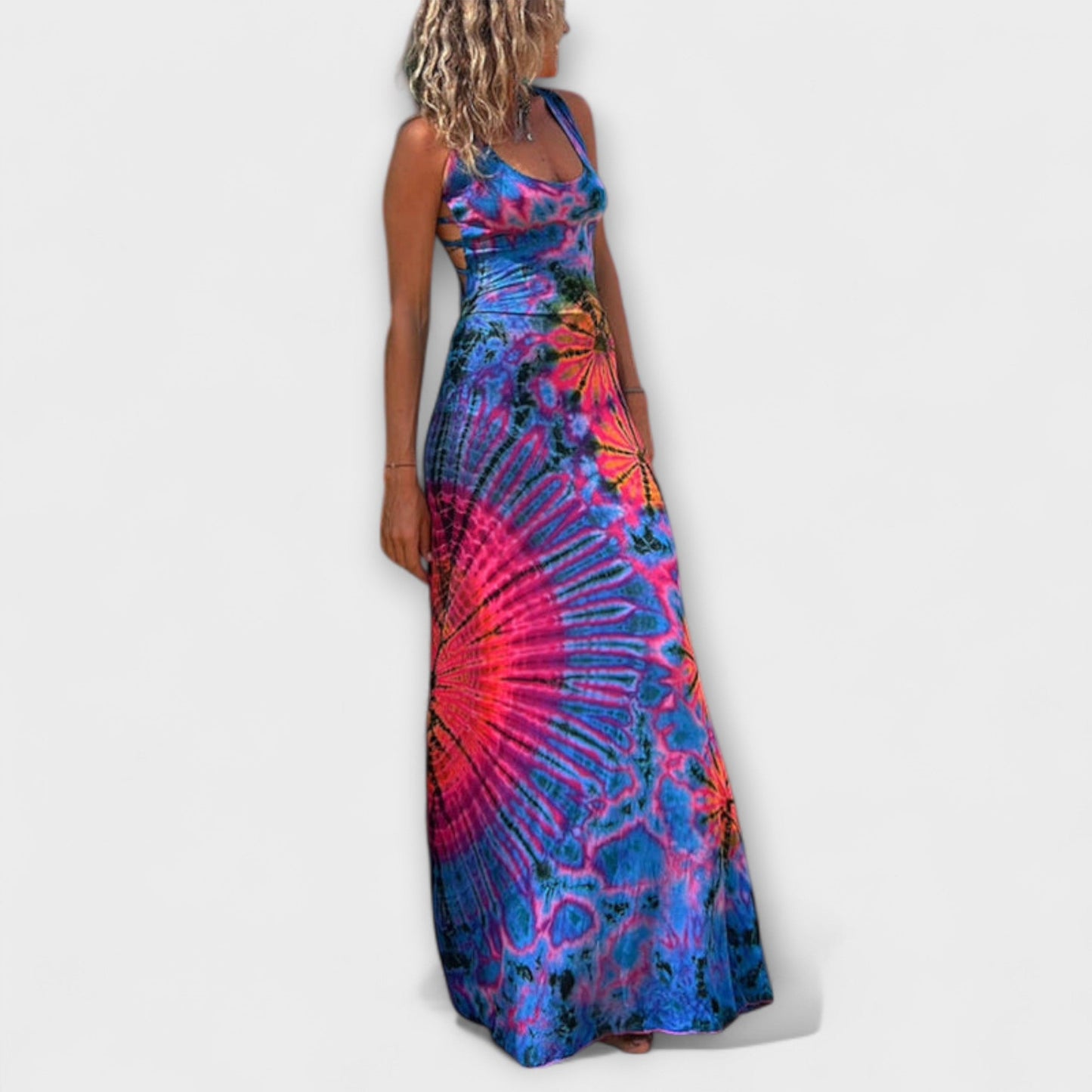 Ronja - La Bamba Maxi Vestido Tie-Dye