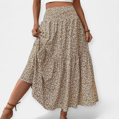 Sára - Falda con estampado floral