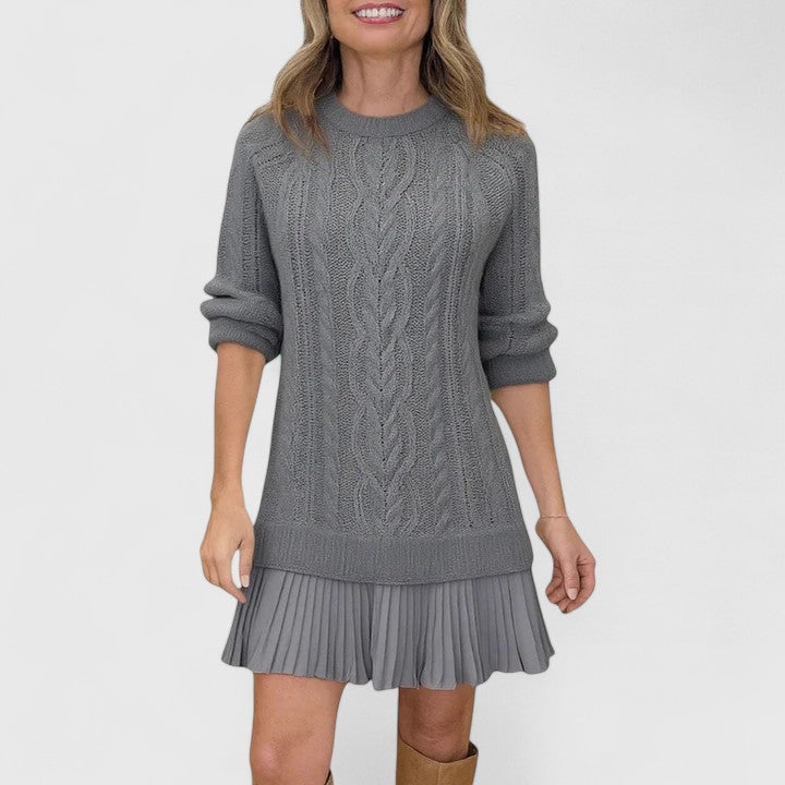Ashlyndora – Vestido de suéter elegante