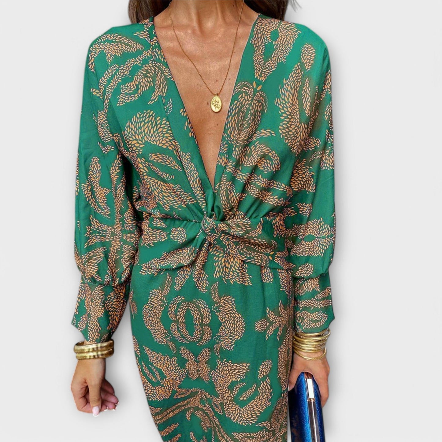 Oriana - Vestido elegante de manga larga