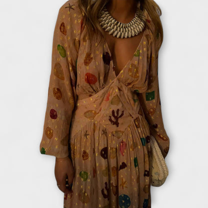 Lauren - Vestido Reign Petite con Conchas