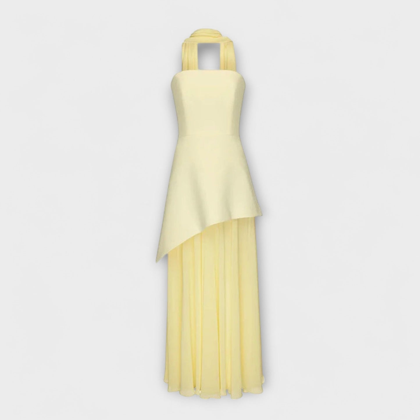 Goldie - Vestido maxi de chifón