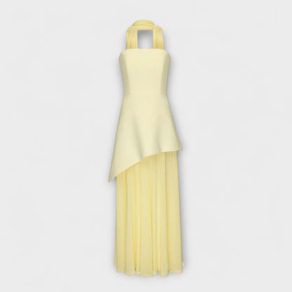Goldie - Vestido maxi de chifón