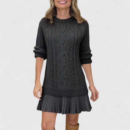 Ashlyndora – Vestido de suéter elegante