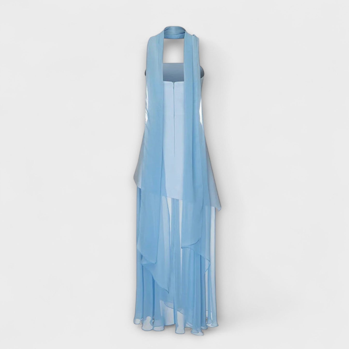 Goldie - Vestido maxi de chifón
