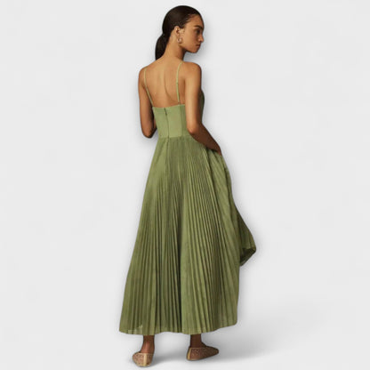 Marilyn - Falda Midi de Tul Fruncida con Bustier