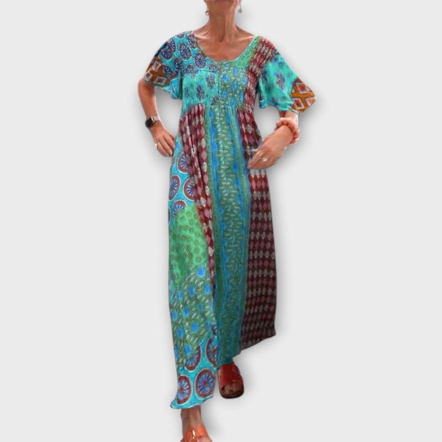 Melania - Vestido Boho Vibrante