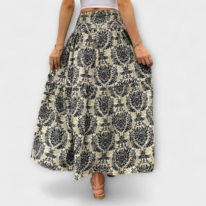 Vestido cómodo con estampado