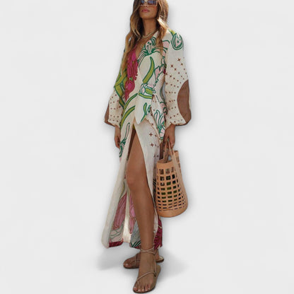 Tracey - Maxi vestido con lazo