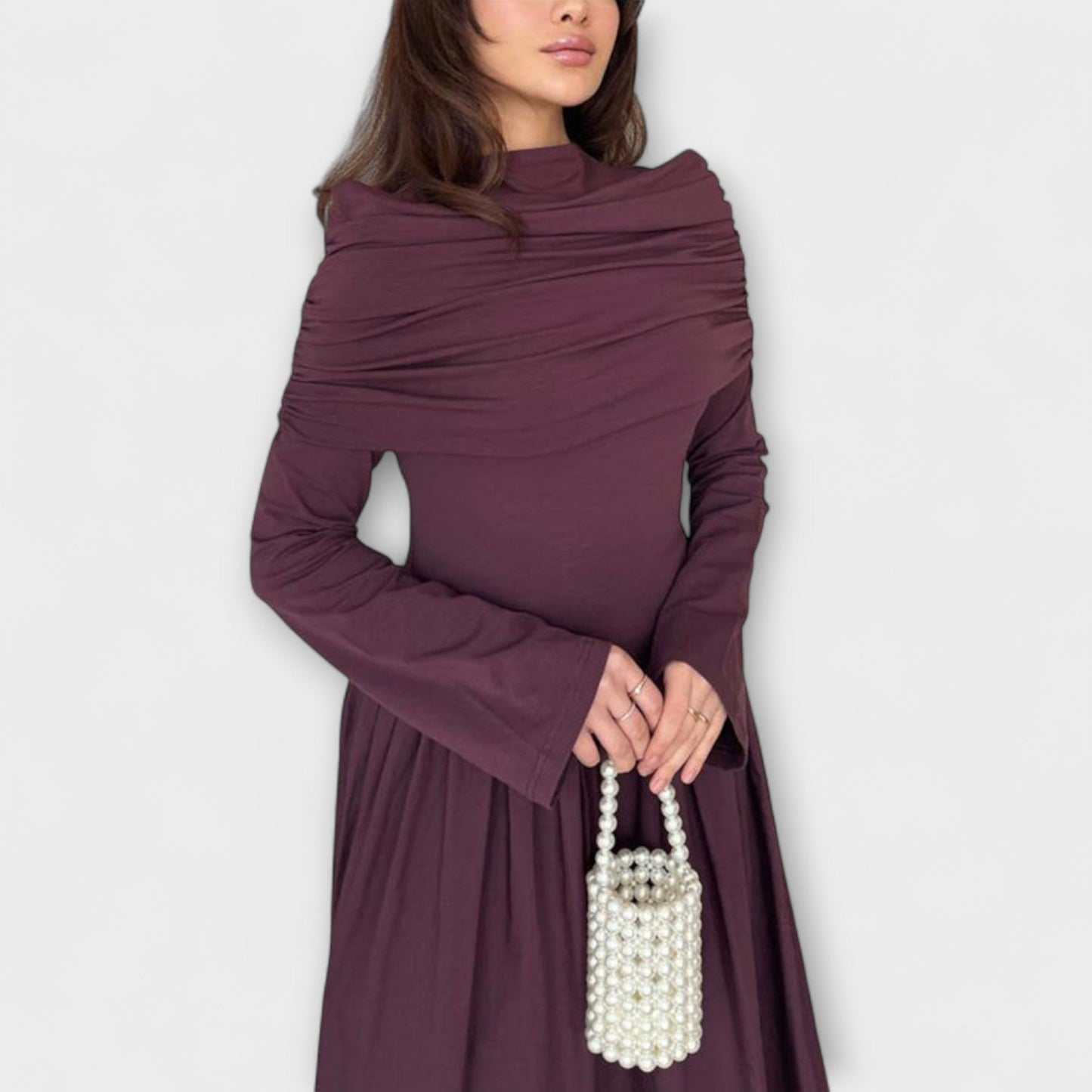 Jessica - Vestido suelto plegable