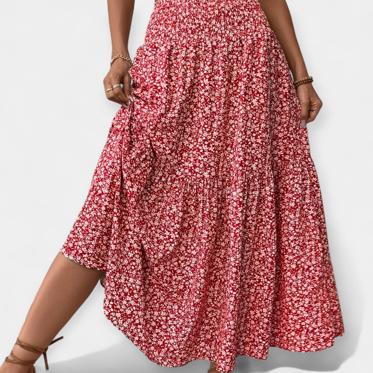 Sára - Falda con estampado floral