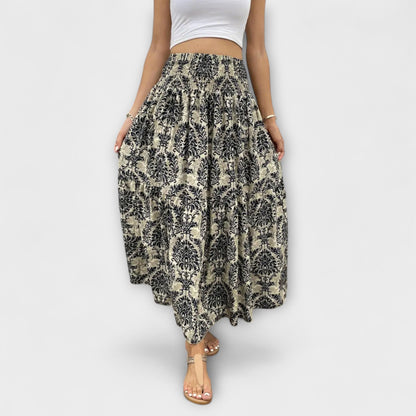 Vestido cómodo con estampado